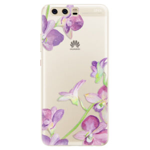 Silikónové puzdro iSaprio - Purple Orchid - Huawei P10