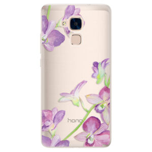 Silikónové puzdro iSaprio - Purple Orchid - Huawei Honor 7 Lite