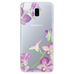 Odolné silikónové puzdro iSaprio - Purple Orchid - Samsung Galaxy J6+