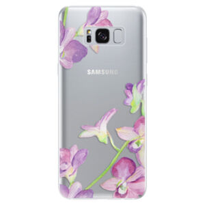 Odolné silikónové puzdro iSaprio - Purple Orchid - Samsung Galaxy S8