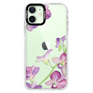 Silikónové puzdro Bumper iSaprio - Purple Orchid - iPhone 12 mini