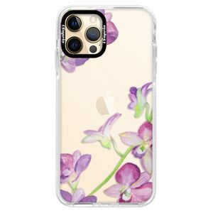 Silikónové puzdro Bumper iSaprio - Purple Orchid - iPhone 12 Pro