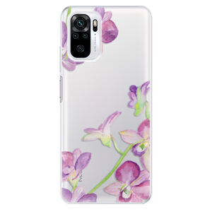 Odolné silikónové puzdro iSaprio - Purple Orchid - Xiaomi Redmi Note 10 / Note 10S