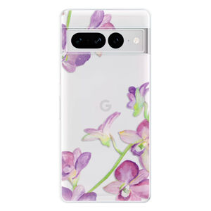 Odolné silikónové puzdro iSaprio - Purple Orchid - Google Pixel 7 Pro 5G