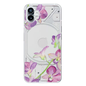 Odolné silikónové puzdro iSaprio - Purple Orchid - Nothing Phone (1)