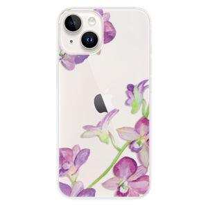 Odolné silikónové puzdro iSaprio - Purple Orchid - iPhone 15 Plus