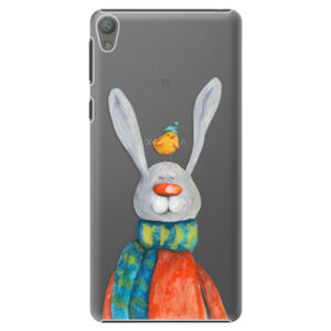 Plastové puzdro iSaprio - Rabbit And Bird - Sony Xperia E5