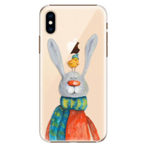 Plastové puzdro iSaprio - Rabbit And Bird - iPhone XS