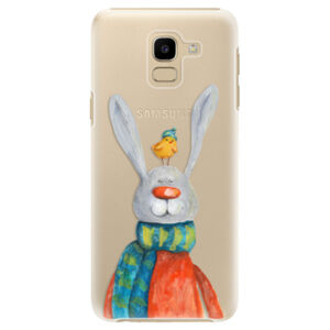 Plastové puzdro iSaprio - Rabbit And Bird - Samsung Galaxy J6