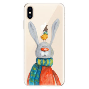 Silikónové puzdro iSaprio - Rabbit And Bird - iPhone XS Max