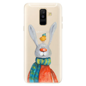 Silikónové puzdro iSaprio - Rabbit And Bird - Samsung Galaxy A6+