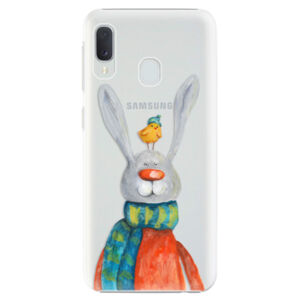 Plastové puzdro iSaprio - Rabbit And Bird - Samsung Galaxy A20e
