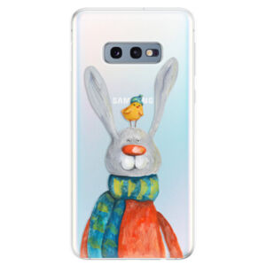 Odolné silikonové pouzdro iSaprio - Rabbit And Bird - Samsung Galaxy S10e