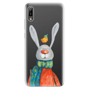 Odolné silikonové pouzdro iSaprio - Rabbit And Bird - Huawei Y6 2019