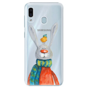Plastové puzdro iSaprio - Rabbit And Bird - Samsung Galaxy A20