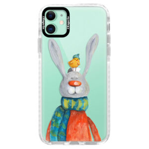 Silikónové puzdro Bumper iSaprio - Rabbit And Bird - iPhone 11