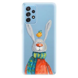 Odolné silikónové puzdro iSaprio - Rabbit And Bird - Samsung Galaxy A72