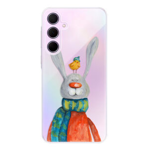 Odolné silikónové puzdro iSaprio - Rabbit And Bird - Samsung Galaxy A55 5G