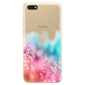 Odolné silikónové puzdro iSaprio - Rainbow Grass - Huawei Honor 7S