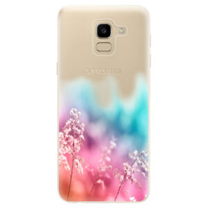 Odolné silikónové puzdro iSaprio - Rainbow Grass - Samsung Galaxy J6