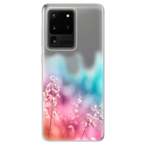Odolné silikónové puzdro iSaprio - Rainbow Grass - Samsung Galaxy S20 Ultra