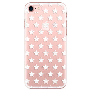 Plastové puzdro iSaprio - Stars Pattern - white - iPhone 7
