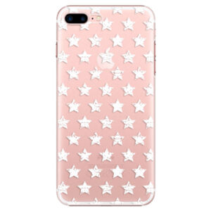 Plastové puzdro iSaprio - Stars Pattern - white - iPhone 7 Plus