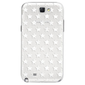 Plastové puzdro iSaprio - Stars Pattern - white - Samsung Galaxy Note 2