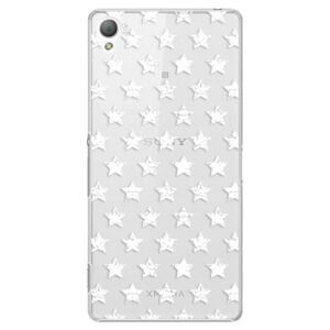 Plastové puzdro iSaprio - Stars Pattern - white - Sony Xperia Z3