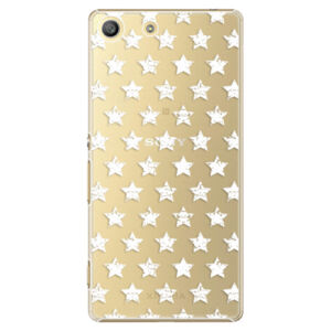 Plastové puzdro iSaprio - Stars Pattern - white - Sony Xperia M5