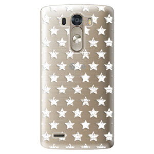 Plastové puzdro iSaprio - Stars Pattern - white - LG G3 (D855)