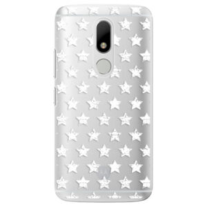 Plastové puzdro iSaprio - Stars Pattern - white - Lenovo Moto M