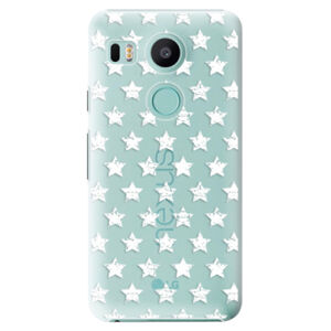 Plastové puzdro iSaprio - Stars Pattern - white - LG Nexus 5X