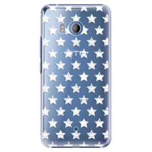 Plastové puzdro iSaprio - Stars Pattern - white - HTC U11