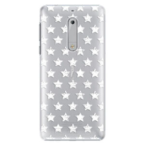 Plastové puzdro iSaprio - Stars Pattern - white - Nokia 5