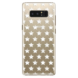 Plastové puzdro iSaprio - Stars Pattern - white - Samsung Galaxy Note 8