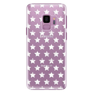 Plastové puzdro iSaprio - Stars Pattern - white - Samsung Galaxy S9