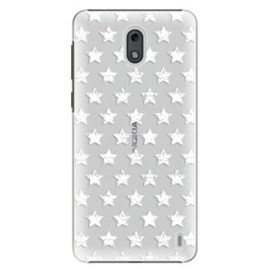 Plastové puzdro iSaprio - Stars Pattern - white - Nokia 2