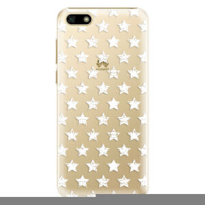 Plastové puzdro iSaprio - Stars Pattern - white - Huawei Y5 2018