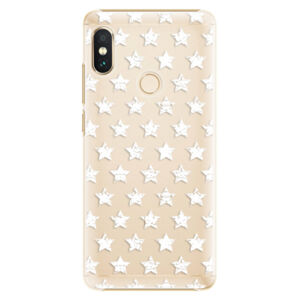 Plastové puzdro iSaprio - Stars Pattern - white - Xiaomi Redmi Note 5