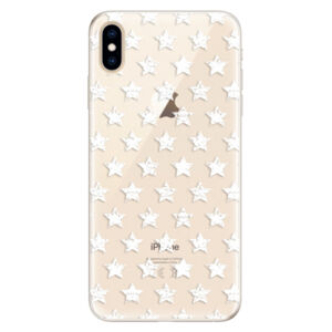 Silikónové puzdro iSaprio - Stars Pattern - white - iPhone XS Max
