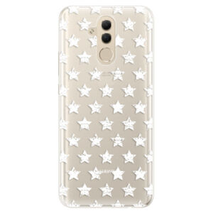 Silikónové puzdro iSaprio - Stars Pattern - white - Huawei Mate 20 Lite