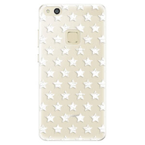 Silikónové puzdro iSaprio - Stars Pattern - white - Huawei P10 Lite