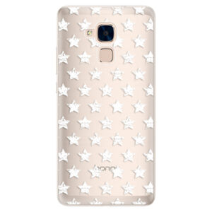 Silikónové puzdro iSaprio - Stars Pattern - white - Huawei Honor 7 Lite