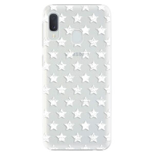 Plastové puzdro iSaprio - Stars Pattern - white - Samsung Galaxy A20e