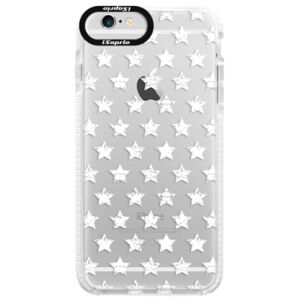 Silikónové púzdro Bumper iSaprio - Stars Pattern - white - iPhone 6/6S