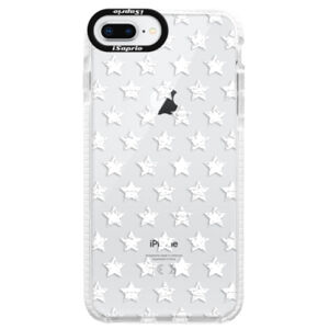 Silikónové púzdro Bumper iSaprio - Stars Pattern - white - iPhone 8 Plus