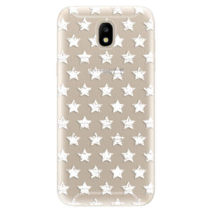 Odolné silikónové puzdro iSaprio - Stars Pattern - white - Samsung Galaxy J5 2017