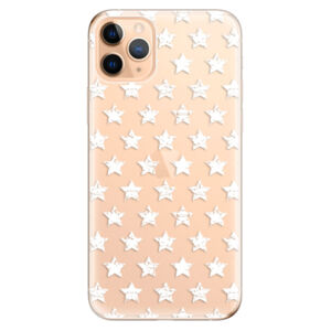 Odolné silikónové puzdro iSaprio - Stars Pattern - white - iPhone 11 Pro Max