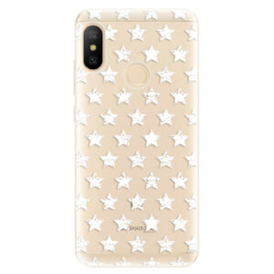 Odolné silikónové puzdro iSaprio - Stars Pattern - white - Xiaomi Mi A2 Lite